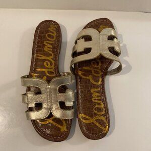 Sam Edelman Gold slide sandals Size 7.5